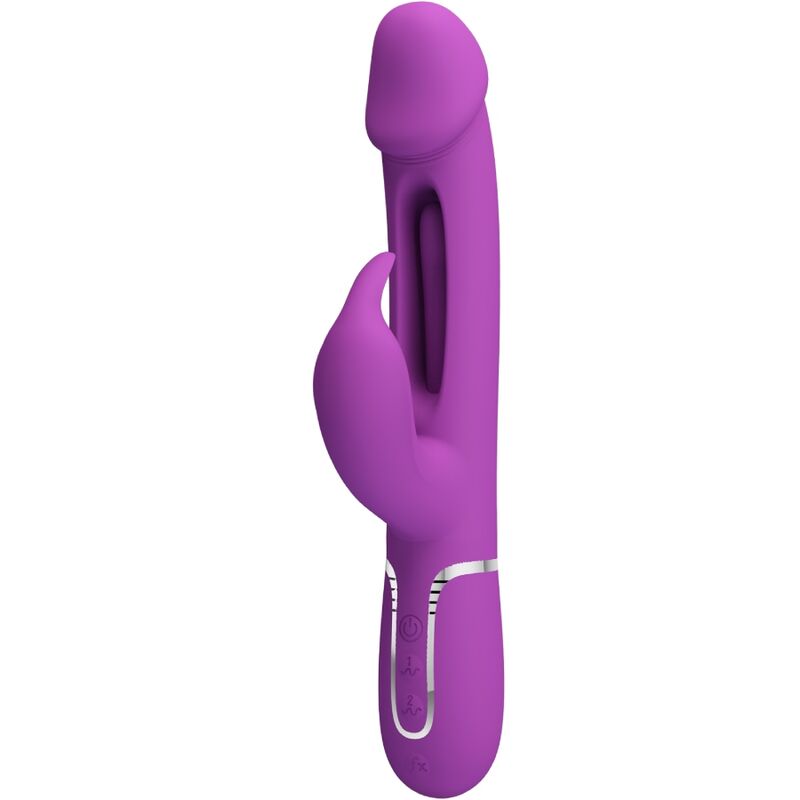 img_198025_6569cb074d51582b3a8e587827beb502_1.jpg Kampas 3 In 1 Multifunzione Vibratore Coniglio Viola - Pretty Love - immagine 1