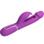 Kampas 3 In 1 Multifunzione Vibratore Coniglio Viola - Pretty Love - immagine 3