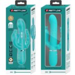 Cammy 4 In 1 Multifunzione Vibratore Triple Rabbit Blu - Pretty Love - immagine 9