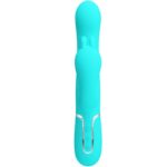 Cammy 4 In 1 Multifunzione Vibratore Triple Rabbit Blu - Pretty Love - immagine 2