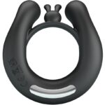 Anello Vibrante Dahlia + Stimolatore Clitorideo 12 Vibrazioni Nero - Pretty Love - immagine 2
