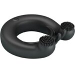 Anello Vibrante Dahlia + Stimolatore Clitorideo 12 Vibrazioni Nero - Pretty Love - immagine 3