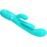 Shania Triple Rabbit Vibratore Multifunzione 3 In 1 Blu - Pretty Love - immagine 4