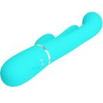 Shania Triple Rabbit Vibratore Multifunzione 3 In 1 Blu - Pretty Love - immagine 6
