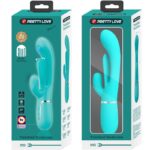Shania Triple Rabbit Vibratore Multifunzione 3 In 1 Blu - Pretty Love - immagine 10