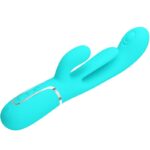 Shania Triple Rabbit Vibratore Multifunzione 3 In 1 Blu - Pretty Love - immagine 5