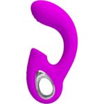 Sibel Sibel Vibratore Punto G + Stimolatore Clitorideo 10 Vibrazioni Viola - Pretty Love