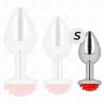 Plug Anale Rosa Rosso Taglia S - Kink - immagine 3