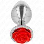 Plug Anale Rosa Rosso Taglia M - Kink