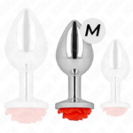 Plug Anale Rosa Rosso Taglia M - Kink - immagine 2
