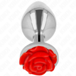 Plug Anale Rosa Rosso Taglia L - Kink