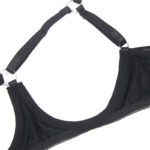 955205 Completo Reggiseno Con Fiocco Nero Regolabile L/Xl - Subblime - immagine 15