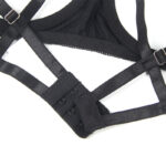 955205 Completo Reggiseno Con Fiocco Nero Regolabile L/Xl - Subblime - immagine 11