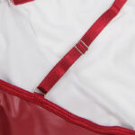 955403 Abito Con Spalline In Pelle Bordeaux L/Xl - Subblime - immagine 8