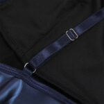 955427 Abito Con Spalline In Pelle Blu L/Xl - Subblime - immagine 8