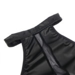 955472 Abito Con Scollo Alto E Trasparenze Nero S/M - Subblime - immagine 7