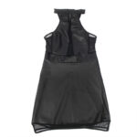955489 Abito Con Scollo Alto E Trasparenze Nero L/Xl - Subblime - immagine 6