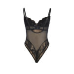 955618 Body In Pizzo Con Chiusura Inferiore Nero S/M - Subblime - immagine 5
