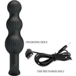 Sidney Vibratore Anale 10 Vibrazioni Nero - Pretty Love - immagine 8
