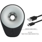 Dj Girl Masturbatore Maschile Con Vibrazione 5 Impostazioni Nero - Pretty Love - immagine 10