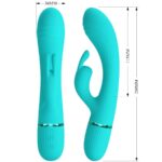 Scocco Vibratore Coniglio Turchese - Pretty Love - immagine 7