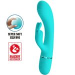 Scocco Vibratore Coniglio Turchese - Pretty Love