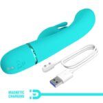 Scocco Vibratore Coniglio Turchese - Pretty Love - immagine 10