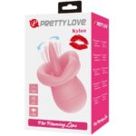 Stimolatore Per Clitoride Lingua Kylee 10 Vibrazioni Rosa Nudo - Pretty Love - immagine 9