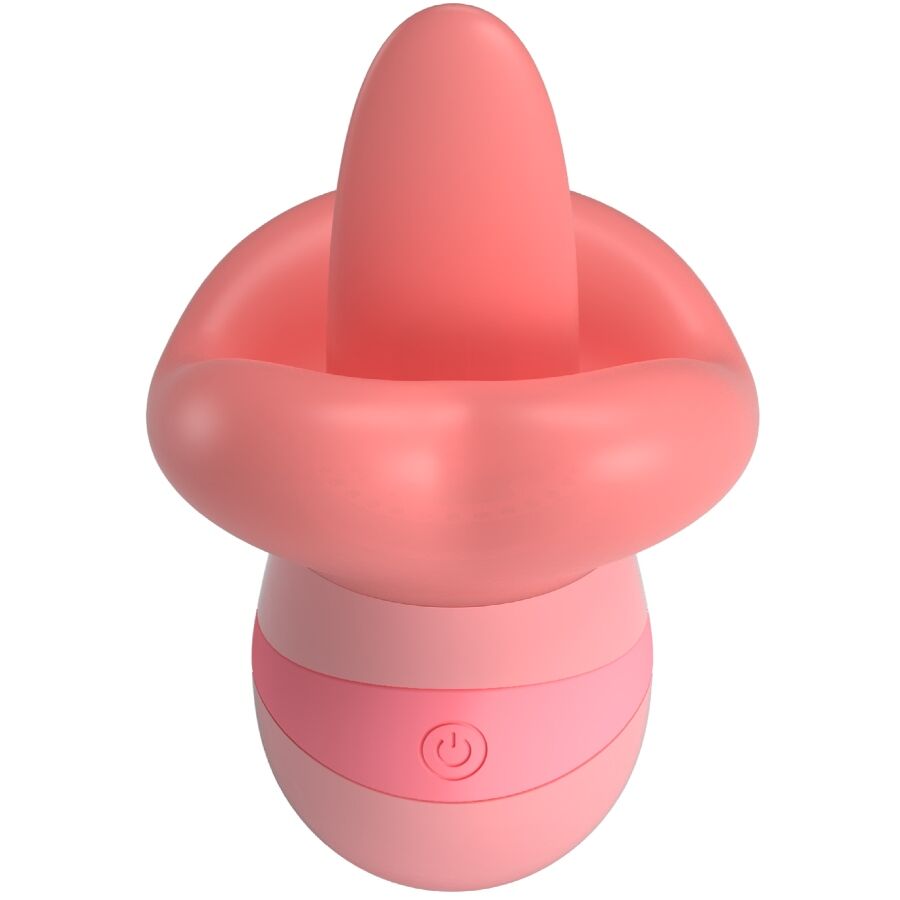 img_201246_e884bca1cd07ae91a35ff79f688b5f37_1.jpg Stimolatore Per Clitoride Lingua Kylee 10 Vibrazioni Rosa Nudo - Pretty Love - immagine 1