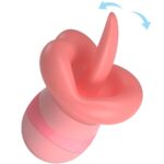 Stimolatore Per Clitoride Lingua Kylee 10 Vibrazioni Rosa Nudo - Pretty Love - immagine 6