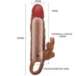Guaina Per Pene Osmar + Stimolatore Vibrante Per Clitoride - Pretty Love - immagine 7