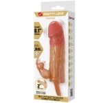Guaina Per Pene Osmar + Stimolatore Vibrante Per Clitoride - Pretty Love - immagine 9