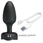Varian Plug Anale Con Luce Led Nero 10,8 Cm - Pretty Love - immagine 7