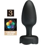 Osborn Plug Anale Con Luce Led Nero 9,8 Cm - Pretty Love