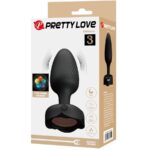 Osborn Plug Anale Con Luce Led Nero 9,8 Cm - Pretty Love - immagine 9
