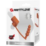 Guaina Per Pene Con Tappo Anale Naturale - Pretty Love - immagine 7