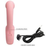 Erynnyes Vibratore Punto G + Stimolatore Clitorideo 10 Vibrazioni Rosa - Pretty Love - immagine 8