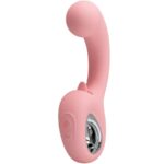 Erynnyes Vibratore Punto G + Stimolatore Clitorideo 10 Vibrazioni Rosa - Pretty Love - immagine 2