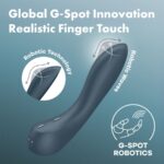 G-Spot Wave 4 Vibratore Programma 12 Vibrazioni Grigio Scuro - Satisfyer - immagine 6