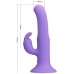 Vibratore Coniglio Killmoulis 12 Modalit? Di Vibrazione Viola - Pretty Love - immagine 6
