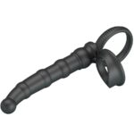 Tatum Anello Per Pene Vibrante Con Tappo 10 Vibrazioni Nero - Pretty Love - immagine 3