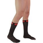 Calzini Sottili Taglia Unica Nero/Rosso - Macho - immagine 3