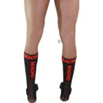 Calzini Sottili Taglia Unica Nero/Rosso - Macho - immagine 2