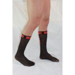 Calzini Sottili Taglia Unica Nero/Rosso - Macho - immagine 6