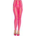 Calze Coprenti Senza Spalline E Senza Cuciture Rosa Neon - Leg Avenue