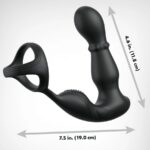 Anello Anale Vibrante E Massaggiatore Con Telecomando - Collezione Anal Fantasy Elite - immagine 4