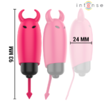 Proiettile Vibrante Scarlatto Red Demon 9,3 X 2,4 Cm - Intense - immagine 3