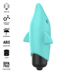 Echo Vibrante Bullet Delfino Blu 8 X 4,7 Cm - Intense - immagine 2