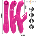 Christina Vibratore Multifunzione Rabbit 22,5 Cm Rosa - Intense - immagine 3