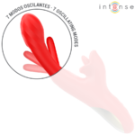 Jessica Vibratore Multifunzione Stimolazione Clitoride 24,8 Cm Rosso - Intense - immagine 5